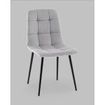 Стул Одди NEW велюр светло-серый