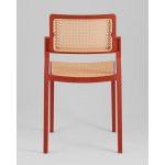 Стул пластиковый Milto красный