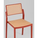 Стул пластиковый Milto красный
