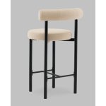 Стул полубарный Флорео букле бежевый