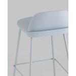 Стул полубарный Mist серо-голубой 4 шт