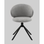 Стул Труфальд велюр светло-серый Стул Труфальд велюр светло-серый