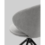 Стул Труфальд велюр светло-серый Стул Труфальд велюр светло-серый