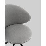 Стул Труфальд велюр светло-серый Стул Труфальд велюр светло-серый