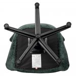 Кресло Teddy зелёный шенилл