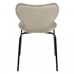 Комплект из 2-х стульев Seven Style латте велюр с чёрными ножками