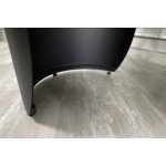 Стол ОЛЬХОН 180 БЕЛЫЙ МРАМОР МАТОВЫЙ , керамика / Черный каркас, М-City