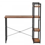 Стол письменный с полками Frame 100x45x110см лофт, чёрный Стол письменный с полками Frame 100x45x110см лофт, чёрный