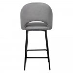 Стул полубарный Leo темно-серый