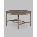 Журнальный столик Адриана 80*80 см серая керамика