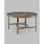 Журнальный столик Адриана 80*80 см серая керамика