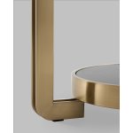 Журнальный столик Калисто 55*55 см светлая и темная керамика