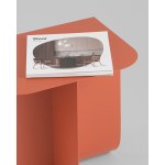 Журнальный столик Laure металл красный