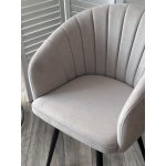 Стул МИШЕЛЬ 360 град. поворот. B22 Серый, велюр / черный каркас, М-City Стул МИШЕЛЬ 360 град. поворот. B22 Серый, велюр / черный каркас, М-City