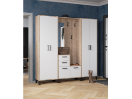 Набор мебели Витра(ЦС+шкаф)сонома/белый