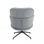 Кресло KING серый, шенилл