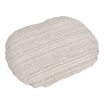 Оттоманка BLISS серый, экокожа, шенилл