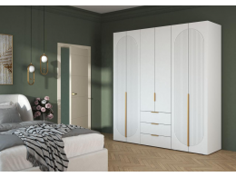 Шкаф Фиеста  2002*2200*500 (Белый/Белый Софт)