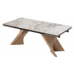 Стол МАНХЭТТЕН 200 PANDORA, керамика / Дуб Галифакс М-City