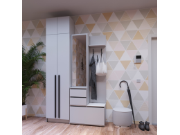 Набор прихожая Бостон(вешалка В2 + шкаф Ш 600 + антресоль А 600)