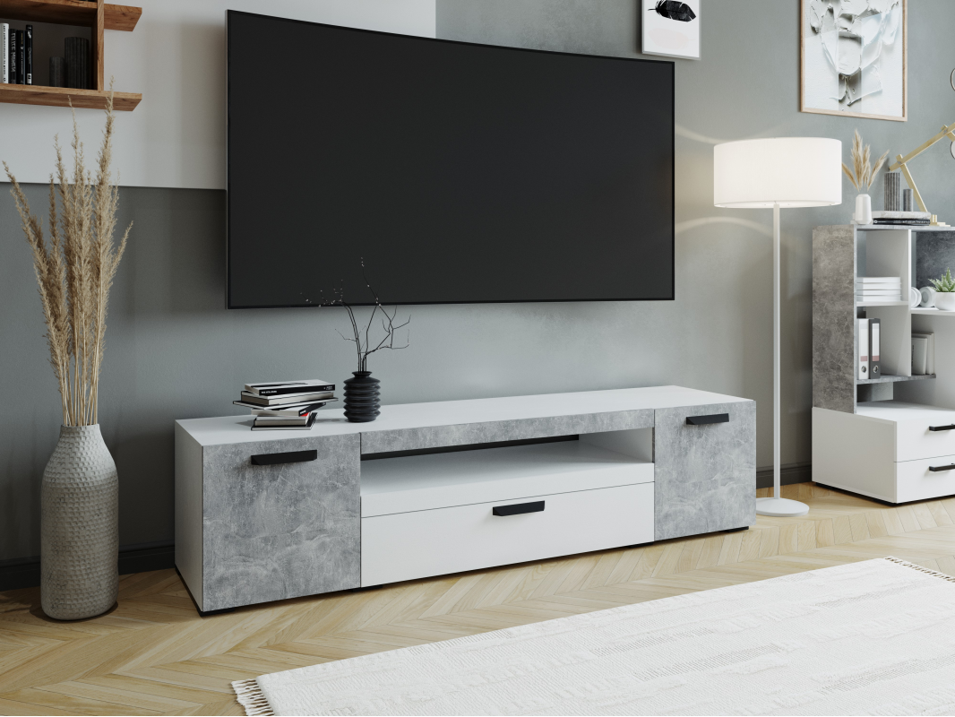 Тумба ТВМ-8 белый/ателье светлое