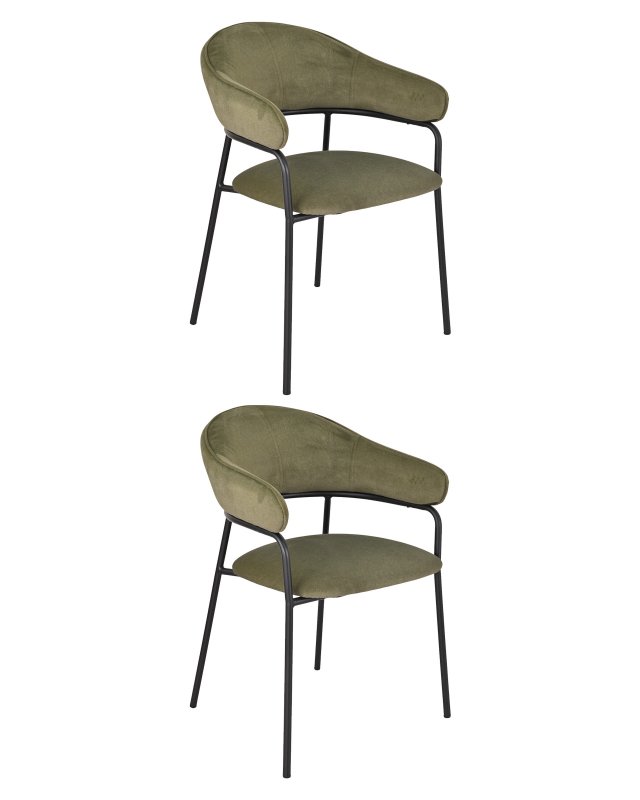 Стул обеденный Leya зеленый 2 шт.