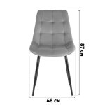 Стул Флекс New велюр сине-зеленый 4 шт.