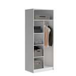 Шкаф Бостон 800*2200*500 (Белый)