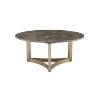 Журнальный столик Кассия 90*90 см темная керамика