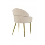 Стул обеденный Берклей D-1202D, бежевый/золото