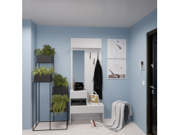 Прихожая Бостон В-1 (800х2103х353) белый