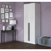 Шкаф Бостон 800*2200*500 (Белый)