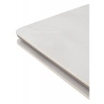 Стол ШЕРЛ  220 CRYSTAL ONIX BIANCO, керамика / Латте каркас М-City