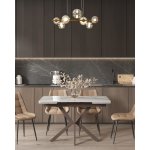 Стол раскладной Marmer 120-180*80*76 керамика капучино