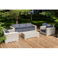 "Боно" лаунж-зона из искусственного ротанга, цвет бежевый "Боно" лаунж-зона из искусственного ротанга, цвет бежевый