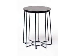 "Эквадор" журнальный стол из HPL круглый Ø40 H55, каркас из алюминия темно-серый (RAL 7024) муар, цвет столешницы "серый гранит" "Эквадор" журнальный стол из HPL круглый Ø40 H55, каркас из алюминия темно-серый (RAL 7024) муар, цвет столешницы "серый гранит"