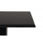 "Челси" стол из гранита квадратный 60х60см, цвет черный