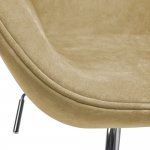 Кресло SWAN STYLE CHAIR карамельный, искусственная замша Кресло SWAN STYLE CHAIR карамельный, искусственная замша