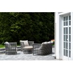 "Валенсия" лаунж-зона из искусственного ротанга, цвет серый