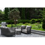 "Валенсия" лаунж-зона из искусственного ротанга, цвет серый