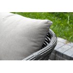 "Валенсия" лаунж-зона из искусственного ротанга, цвет серый