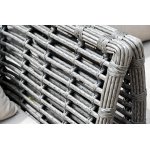 "Валенсия" лаунж-зона из искусственного ротанга, цвет серый