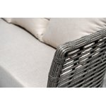 "Валенсия" лаунж-зона из искусственного ротанга, цвет серый