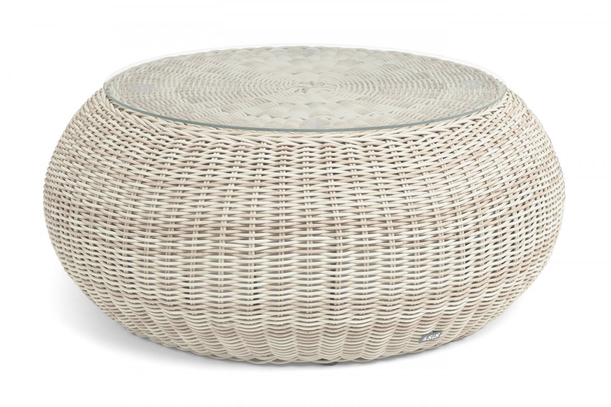 "Барселона" журнальный столик из искусственного ротанга, цвет бежевый