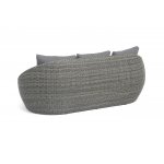 "Барселона" диван из искусственного ротанга трехместный, цвет графит