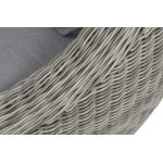 "Барселона" диван из искусственного ротанга трехместный, цвет графит