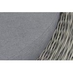 "Барселона" диван из искусственного ротанга трехместный, цвет графит