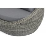 "Барселона" диван из искусственного ротанга трехместный, цвет графит