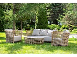 "Валенсия" лаунж-зона из искусственного ротанга, цвет соломенный "Валенсия" лаунж-зона из искусственного ротанга, цвет соломенный