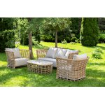 "Валенсия" лаунж-зона из искусственного ротанга, цвет соломенный